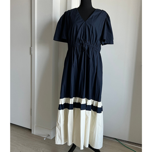 Tuckernuck Mitchell Dress Womens XL Short Sleeve Pockets Flowy Casual - Picture 2 of 13